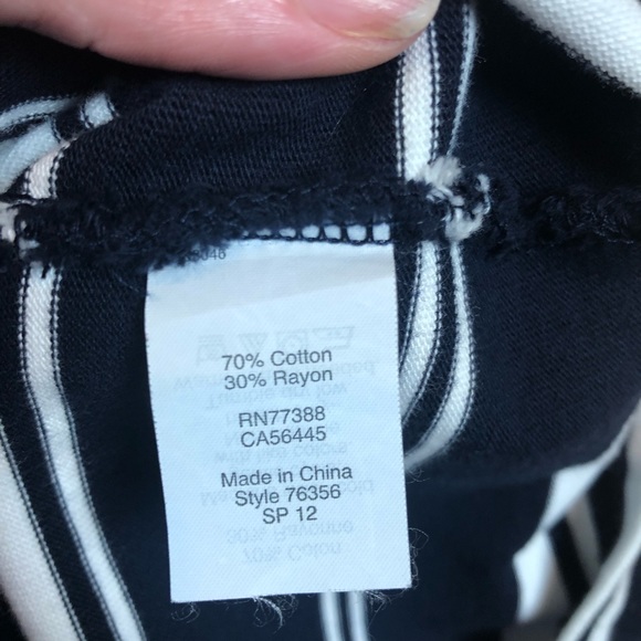 J. CREW navy white striped tank dress Sz XS - Picture 15 of 15